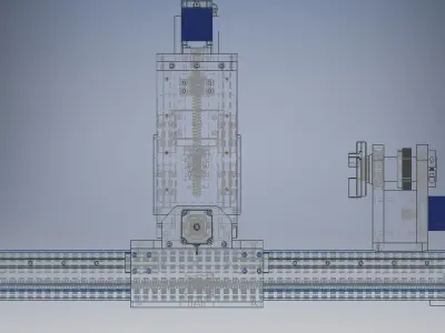 Cue Lathe Metric 3D model 3D model