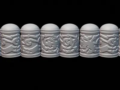 Caucasian or Cossack Gazyr Bag 3D print model