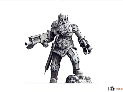 Cyberzerkers - Chieftain 1 3D print model
