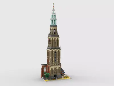 Martinitoren Groningen NL 3D model