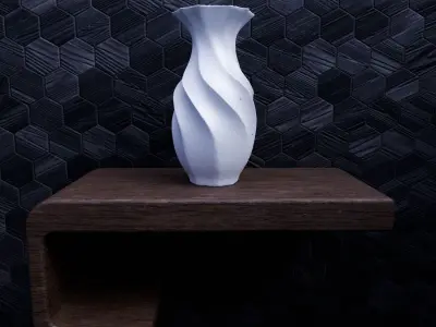 Decor plants pot vases 3D print model