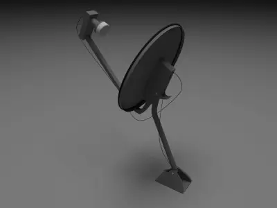 dish tv 3D model