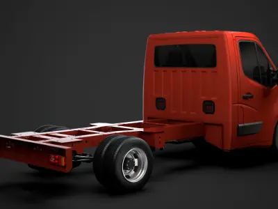 Vauxhall Movano SingleCab DW E20 Chassis 2020 3D model