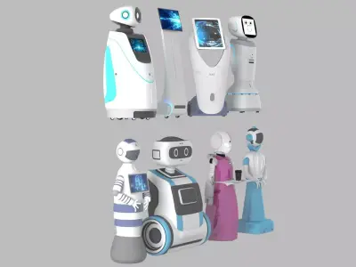 Guided Intelligent Robot 3D model