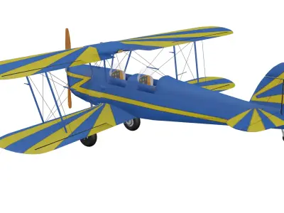 Stampe SV4 Low-poly 3D model