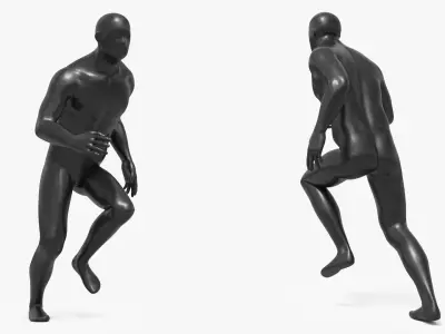 Male Full Body Mannequin Rigged For Maya 3D model
