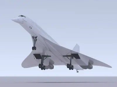 Concorde 3D model shop