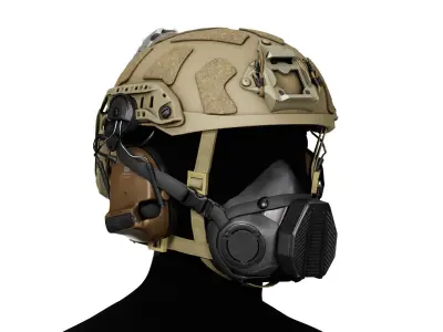 OPSCORE SOTR MASK Low-poly 3D model
