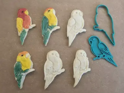 Parrot cookie cutter Free 3D print model