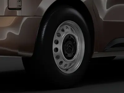 Citroen Dispatch 2020 wheel 3D model