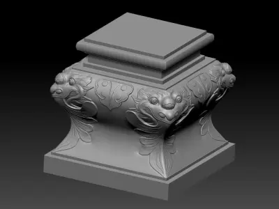 Rock Chair  Detail 3D print model