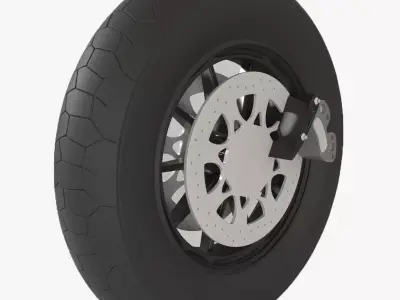 Motorcycle Tyre 3D model