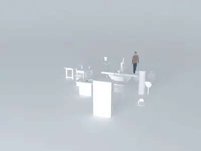 Workshop 2 bathroom 3D model
