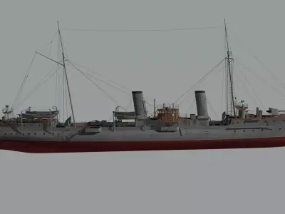 Destroyer Casabianca 3D model
