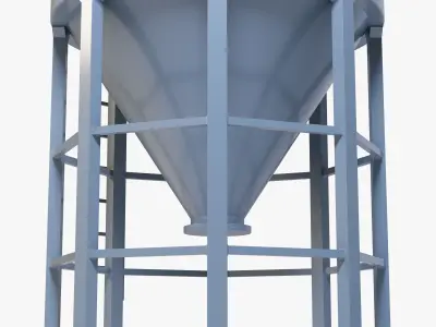 Silo Storage 3D model
