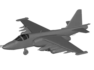 Sukhoi Su-25 3D model shop
