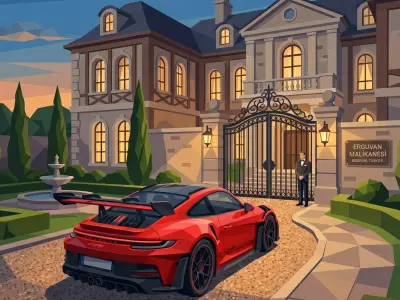 Porsche 911 GT3 RS Low Poly Low-poly 3D model