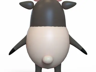 Sheep Stylized Low-poly 3D model