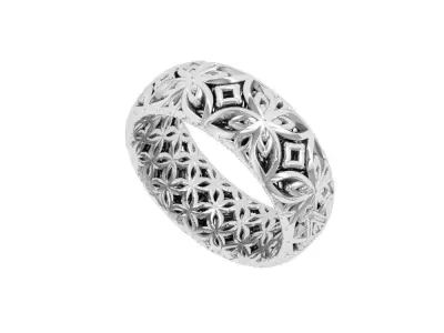 Wedding Ring  3D print model 176