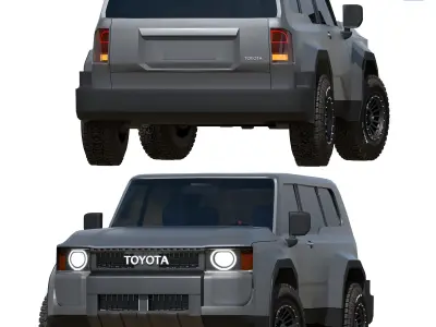 TOYOTA LAND CRUISER 250 3D model
