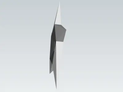 Ninja Shuriken Low-poly 3D model