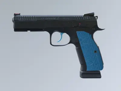 CZ Shadow 2 Pistol Game Ready Low-poly 3D model
