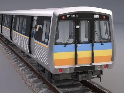 Marta Rail Train 3D model