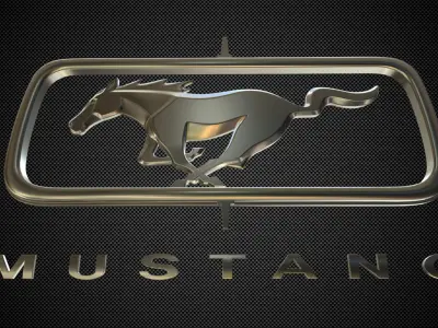 horse logo 3D model from CGTrader