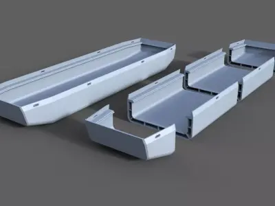 Barge FDM 3D print model