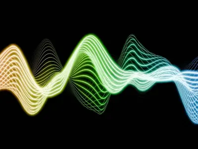 Audio Visualizer Animation 3D model