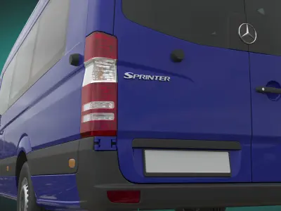 Mercedes-Benz Sprinter 2015 MiniBus L4H3 3D model