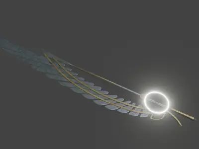 Sword of Seraph Low-poly 3D model