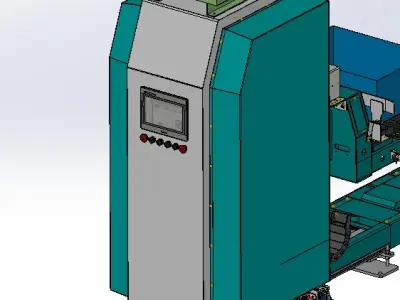 Elevating stacker 3D model