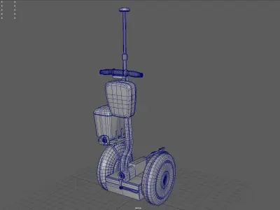 Segway Security Low-poly 3D model