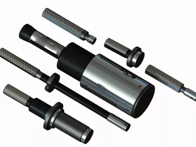 Standard Air Plug Gauges Sets for Measuring Range Up To 75 mm 3D model