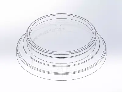 Base for Type-A Pedestal d80 D60 H24 hs4 3D print model