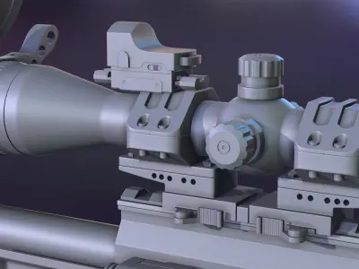 AWP Sniper 3D model