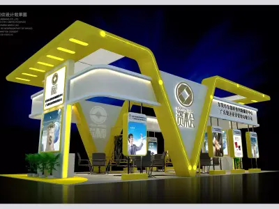Exhibition - Area -10X5 3DMAX2009-012 3D model