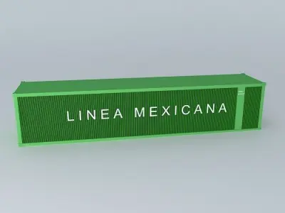 Mexican Container Line Free 3D model