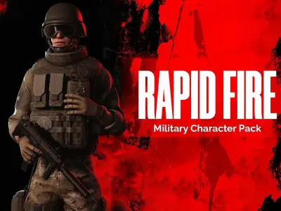 Rapid Fire Military Character - Medic Low-poly 3D model
