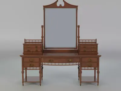 Antique Vanity Table  3D model