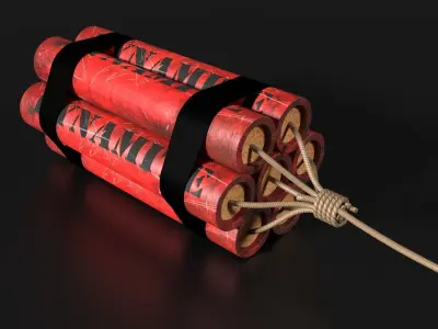 Dynamit dynamite 3D model