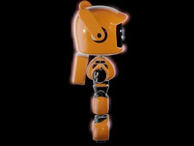 ORANGE ROBOT from LOVE DEATH AND ROBOTS Free 3D model