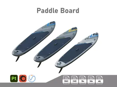 Gladiator Paddle Board 3D model