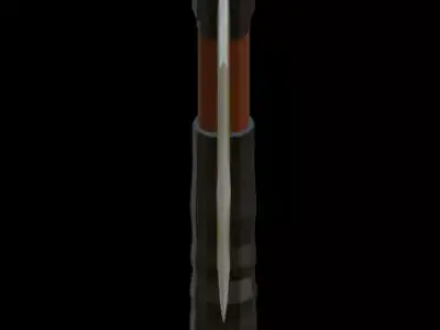Combat Axe Free low-poly 3D model