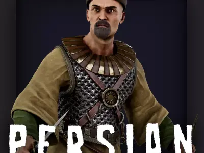 PERSIAN 3 Low-poly 3D model