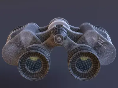 Realistic  Binoculars High Poly 3D Model PBR 3D model