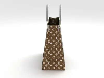 Louis Vuitton Leather Bag 6 3D model