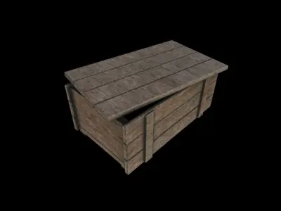 Crates Pack 1 Low-poly 3D model