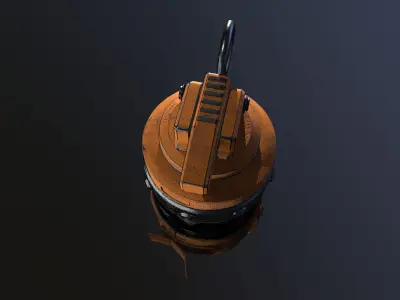 Grenade 3D Model Low-poly 3D model